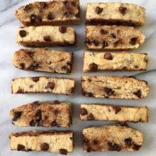 Gluten-free Chocolate Chip Hazelnut Bread slices